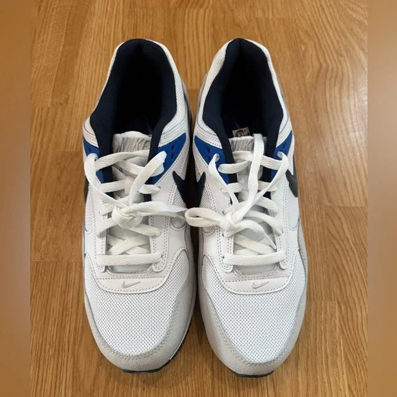 Nike Air Max White Blue Black Men’s Size 11.5 Sneakers NWOT - Picture 4 of 8